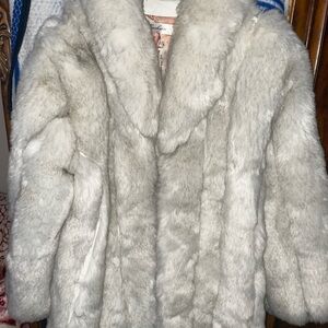 Fashion Brand Company White Teddy Jacket Luxurious Faux Fur